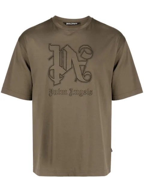 Palm Angels t-shirt à motif monogrammé PA 
