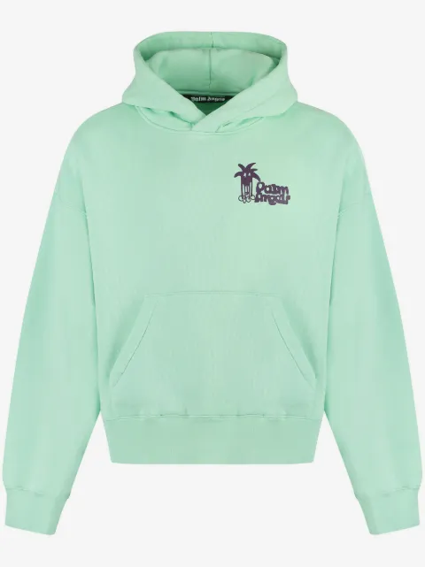 Palm Angels hoodie Douby con logo estampado
