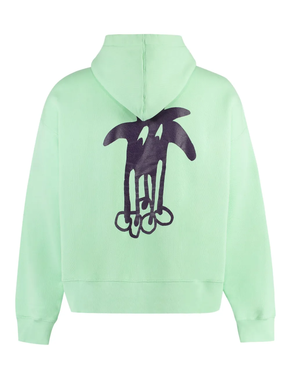 関税込【Palm Angels】Douby Lost In Amazonia ロゴ フーディー Palm Angels Douby logo-print Cotton Hoodie | Green | FARFETCH