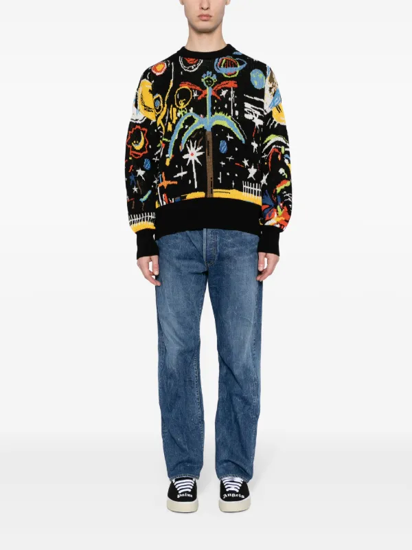 Palm Angels Starry Night セーター | ブラック | FARFETCH JP