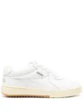 Palm Angels University leather sneakers - White