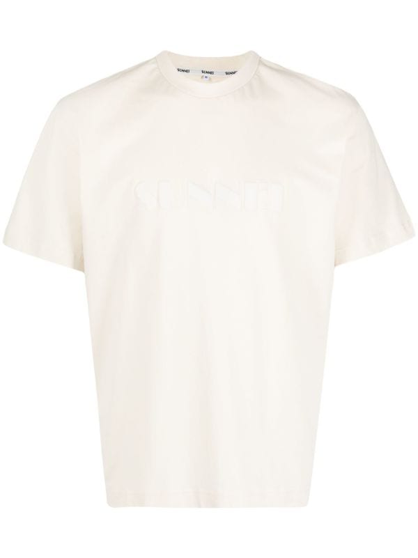 Sunnei logo-print Cotton T-shirt - Farfetch