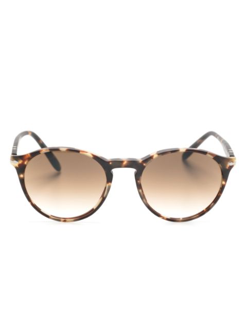 Persol - tortoiseshell-effect round-frame sunglasses