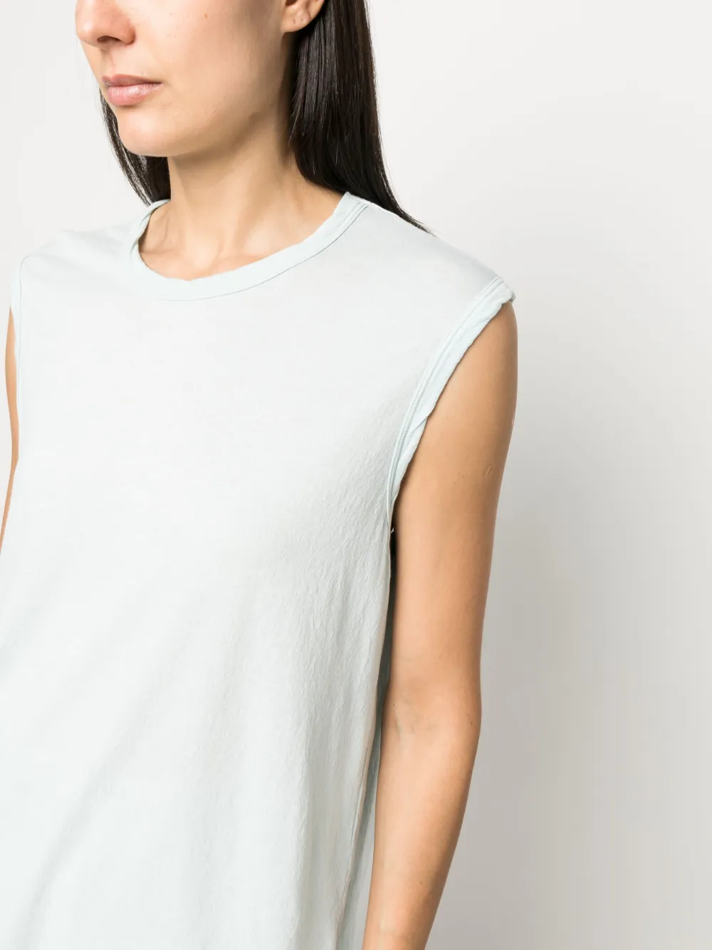 JAMES PERSE ROUND-NECK COTTON TANK TOP