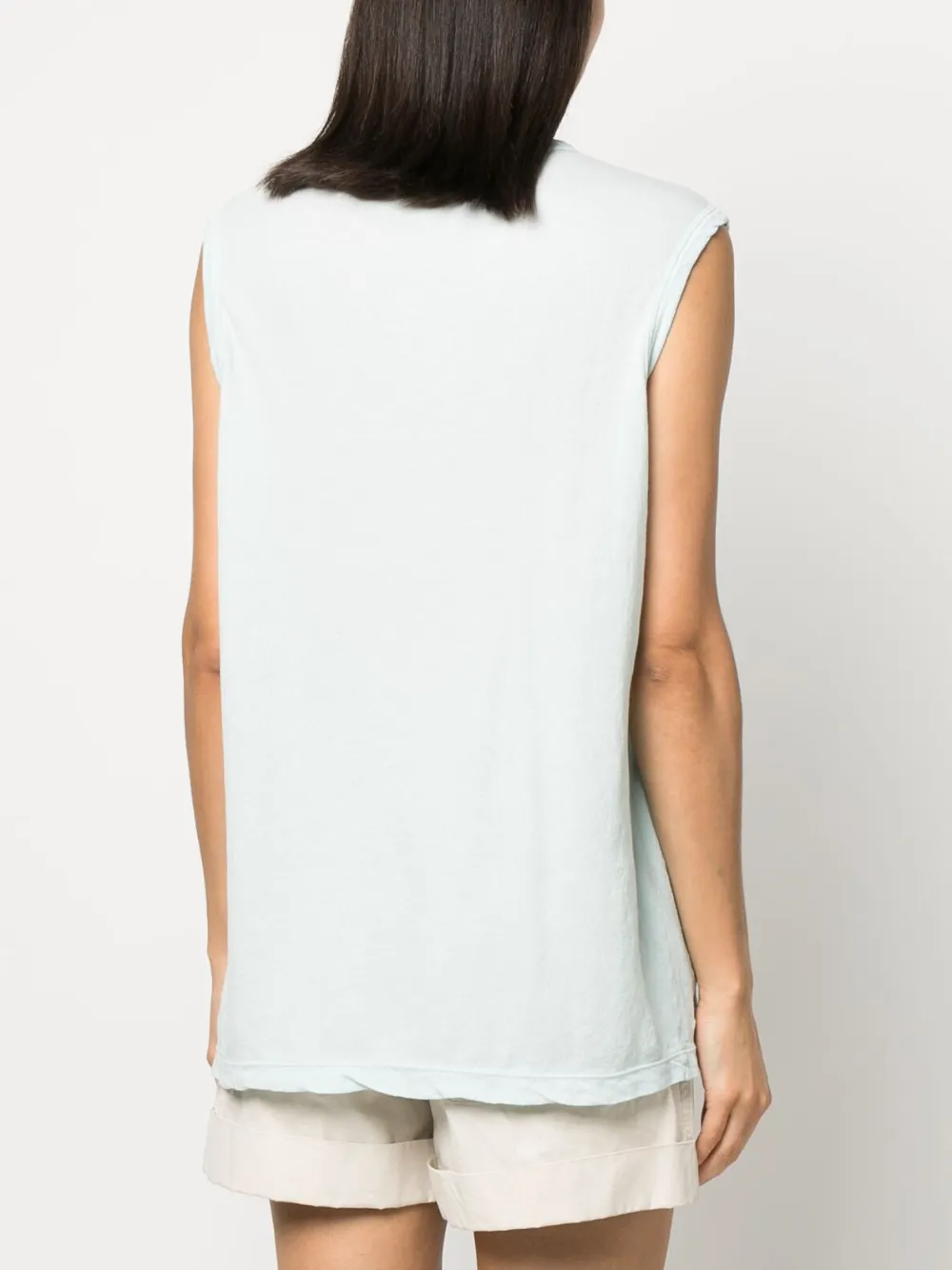JAMES PERSE ROUND-NECK COTTON TANK TOP