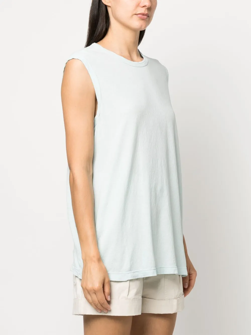 JAMES PERSE ROUND-NECK COTTON TANK TOP