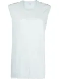 James Perse round-neck cotton tank top - Blue