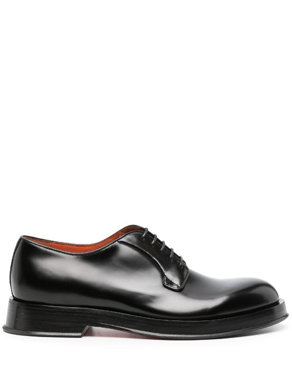 Santoni lace store up shoes