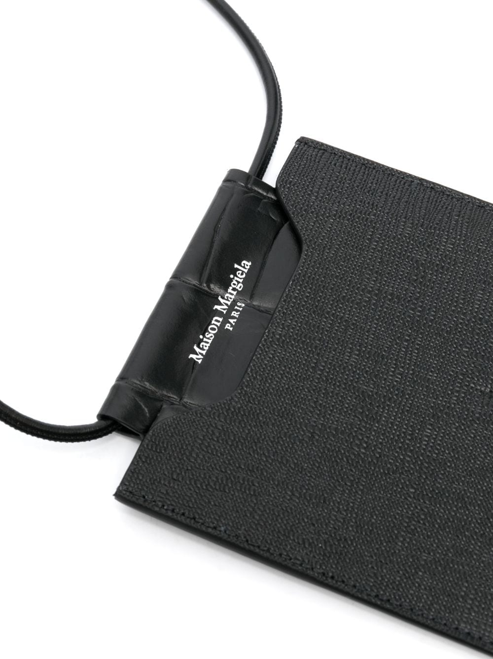 Image 2 of Maison Margiela crocodile-embossed phone pouch