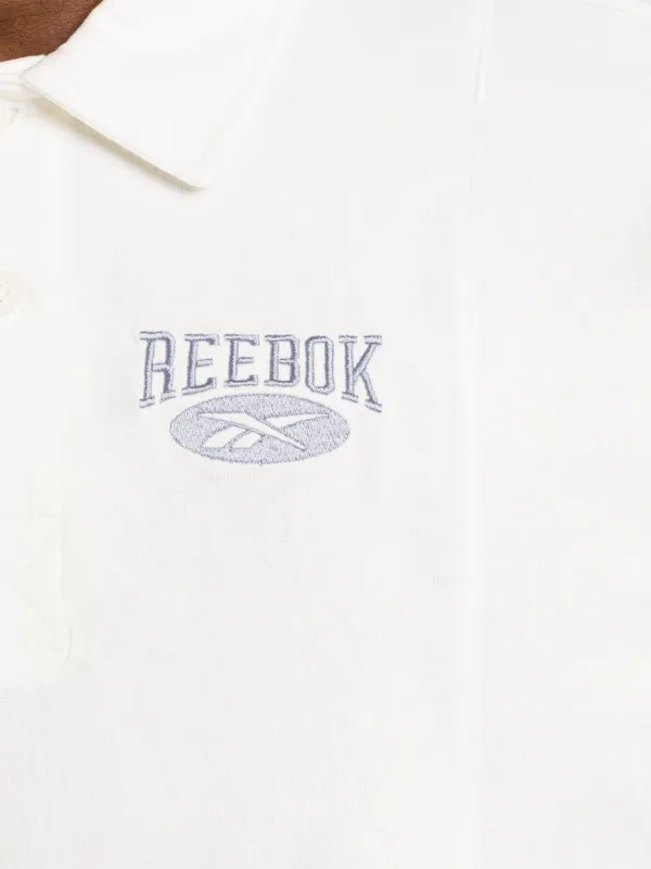 reebok polo shirts mens white