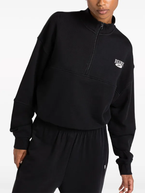 Reebok half zip discount sweatshirt