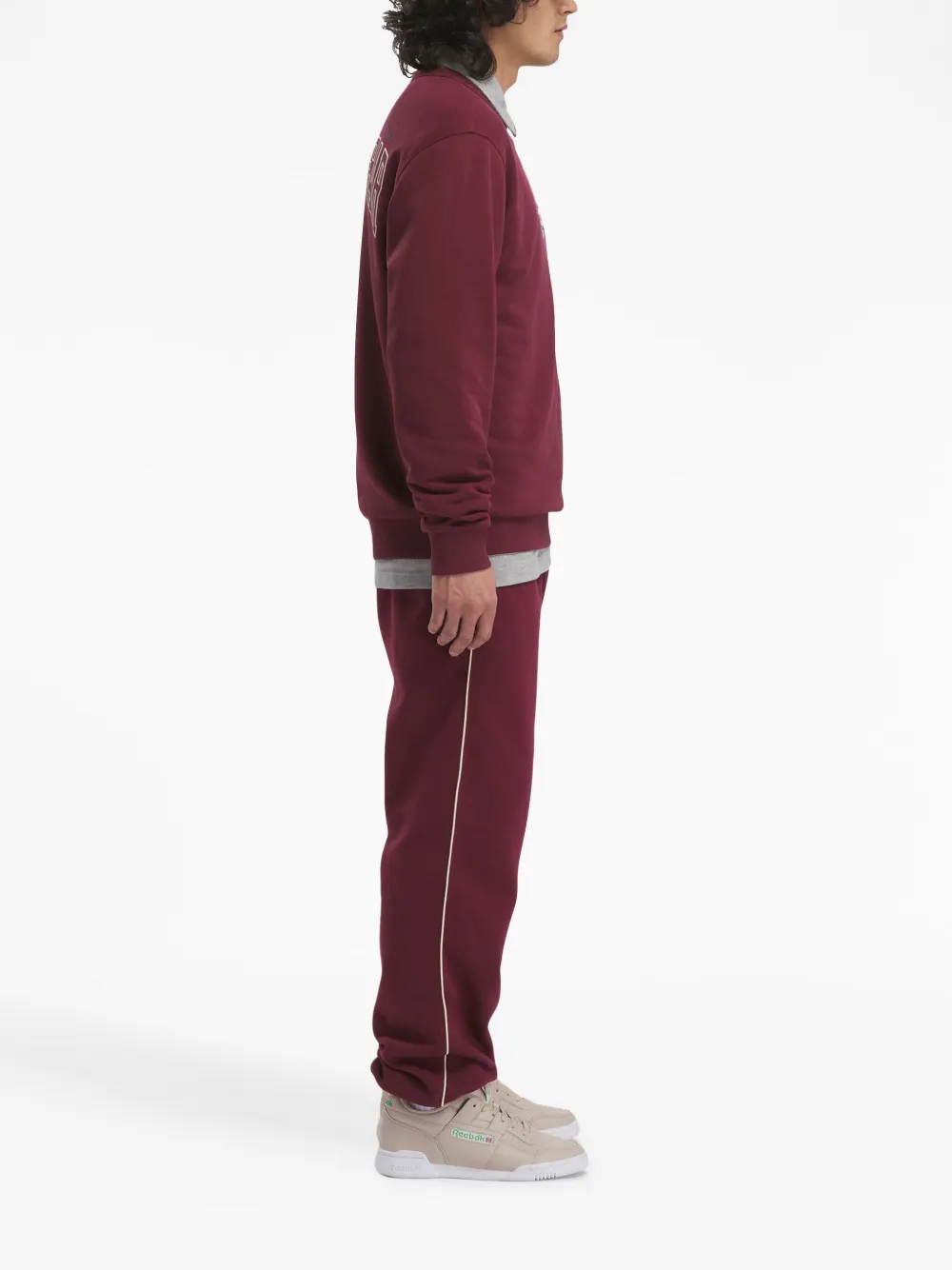  Reebok Logo-print Cotton Sweatshirt - Red 