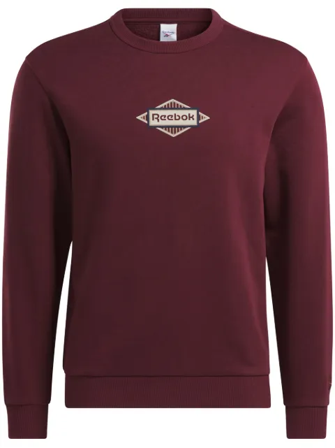 Reebok logo-print cotton sweatshirt