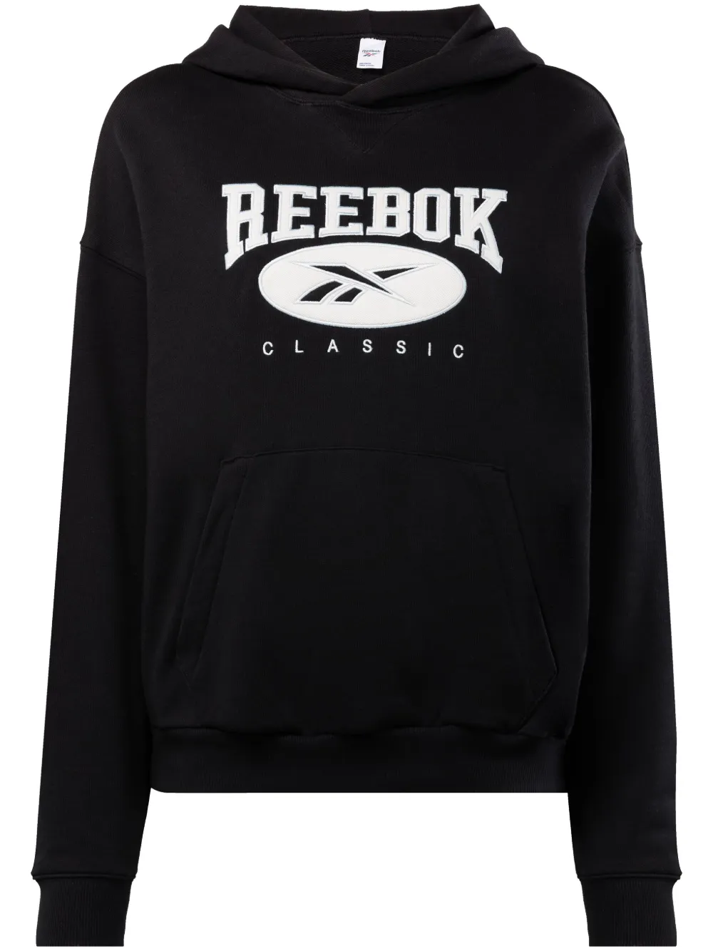 Reebok Katoenen hoodie Zwart