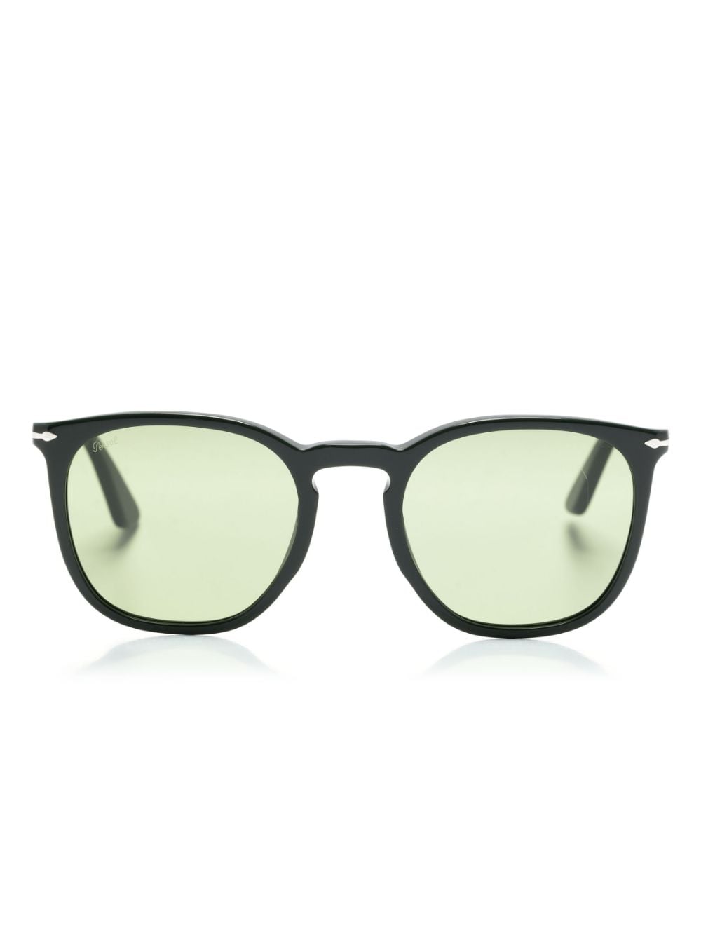 Persol Rectangle-frame Sunglasses In Black