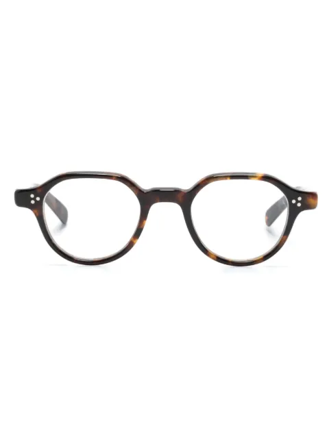 Eyevan7285 tortoiseshell round-frame glasses
