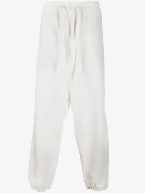 GUESS USA logo-print cotton track pants