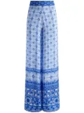 alice + olivia Athena wide-leg trousers - Blue
