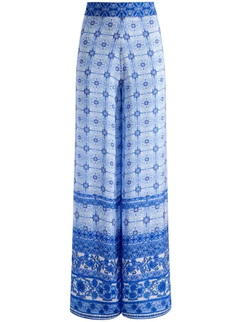 alice + olivia Athena wide-leg trousers