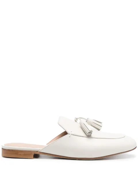 Scarosso tassel-detailed leather mules