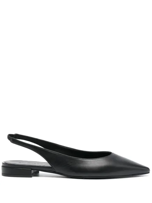 Ballerines en cuir à bride arrière - Scarosso - Modalova