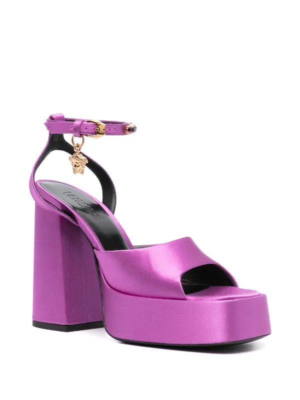 Versace Zapatillas Medusa Aevitas Con Tacon De 110mm Morado FARFETCH CL