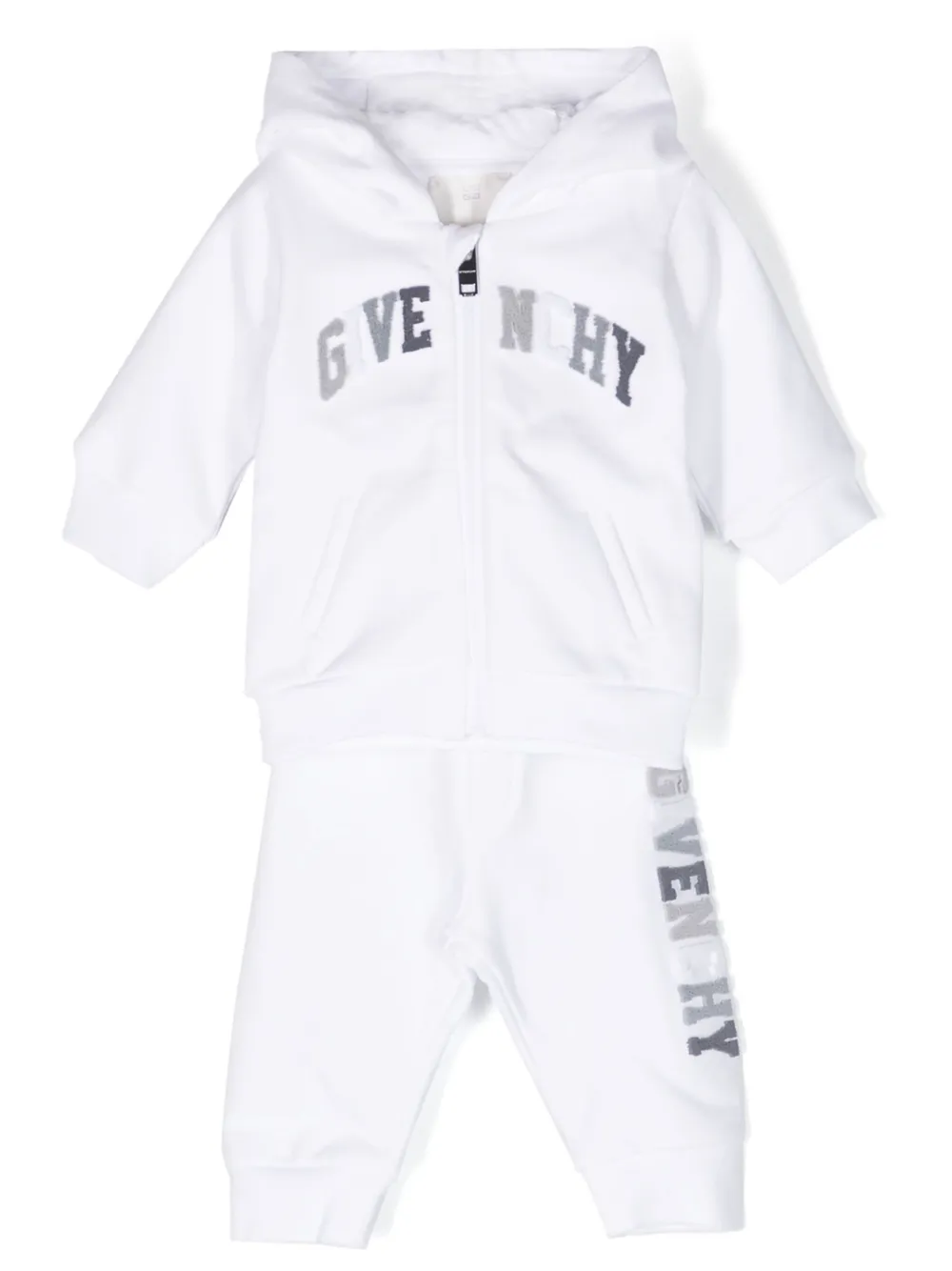 Givenchy Kids Trainingsbroek met logoband Wit