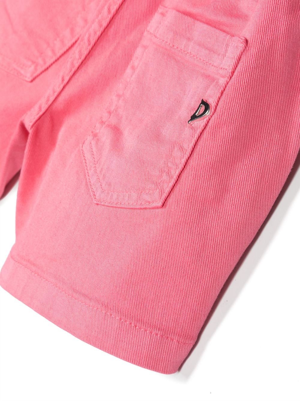 Shop Dondup Straight-leg Cotton Shorts In Pink