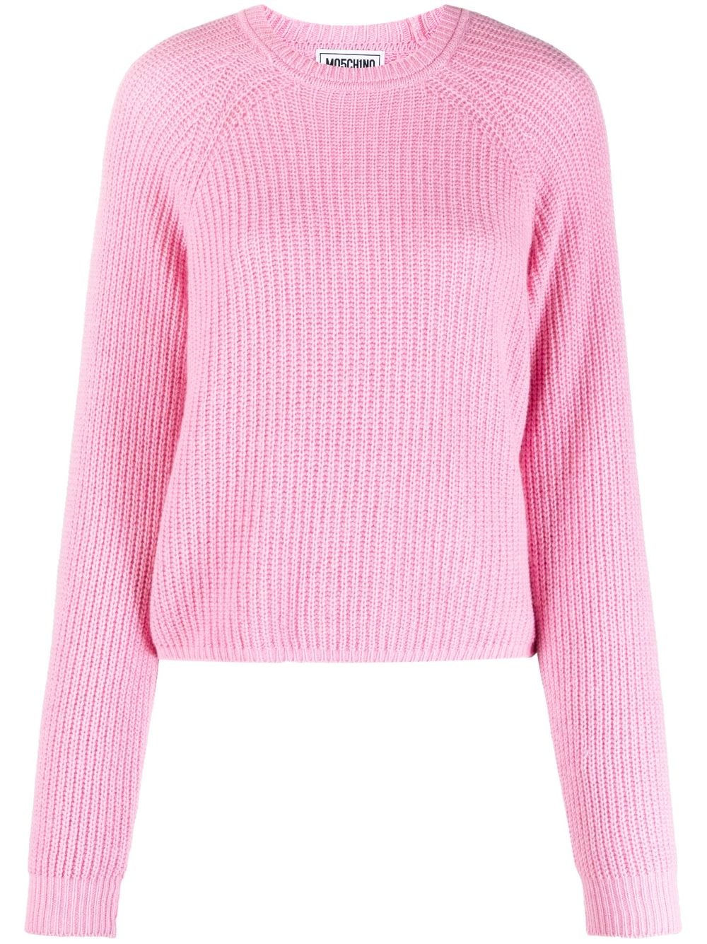 MOSCHINO JEANS round-neck long-sleeve Jumper - Farfetch
