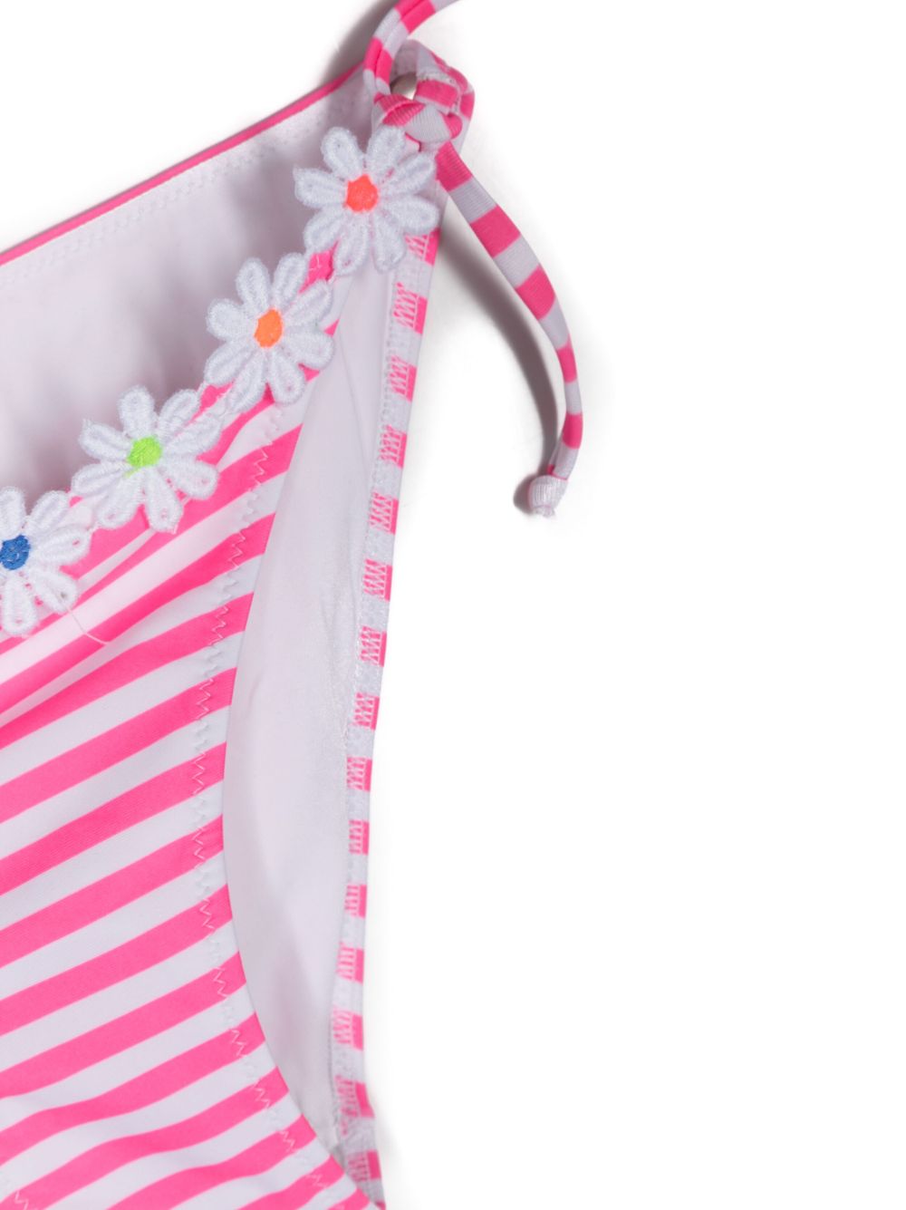 MC2 Saint Barth Kids Gestreepte bikini - Roze