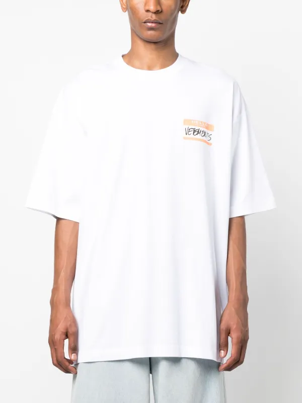 VETEMENTS My Name Is Cotton T shirt Farfetch