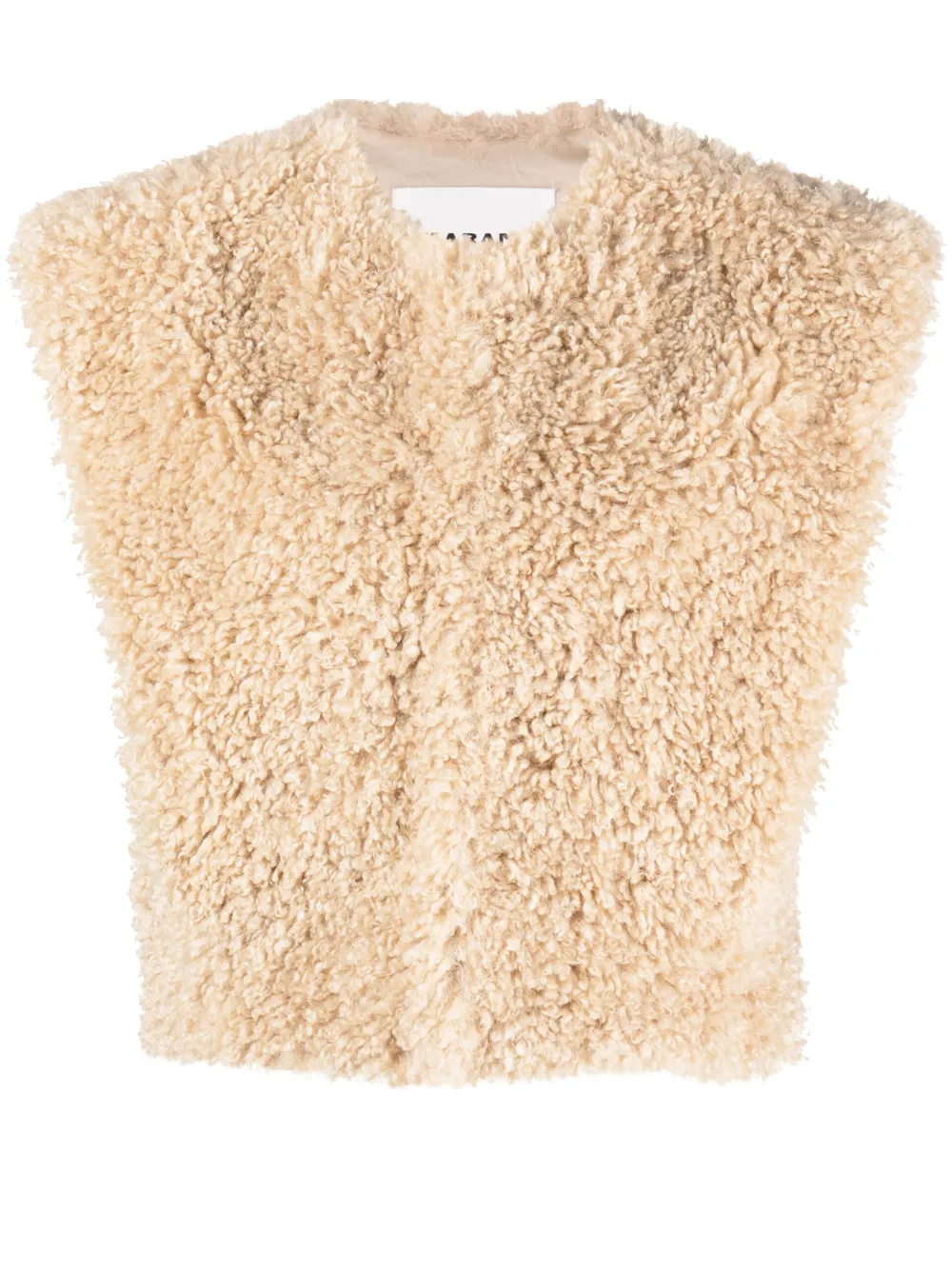 ISABEL MARANT ÉTOILE ALLIE FAUX-SHEARLING GILET