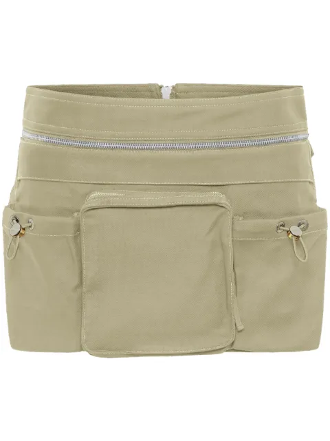 Dion Lee belted-waist mini skirt