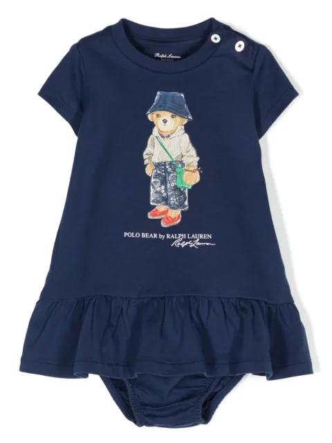Ralph Lauren Kids Polo Bear cotton dress