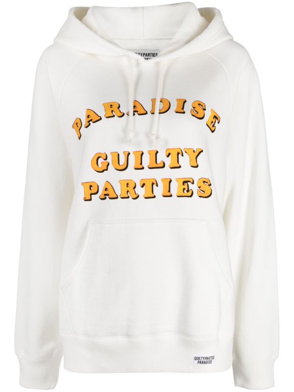 WACKO MARIA slogan-print Cotton Hoodie - Farfetch