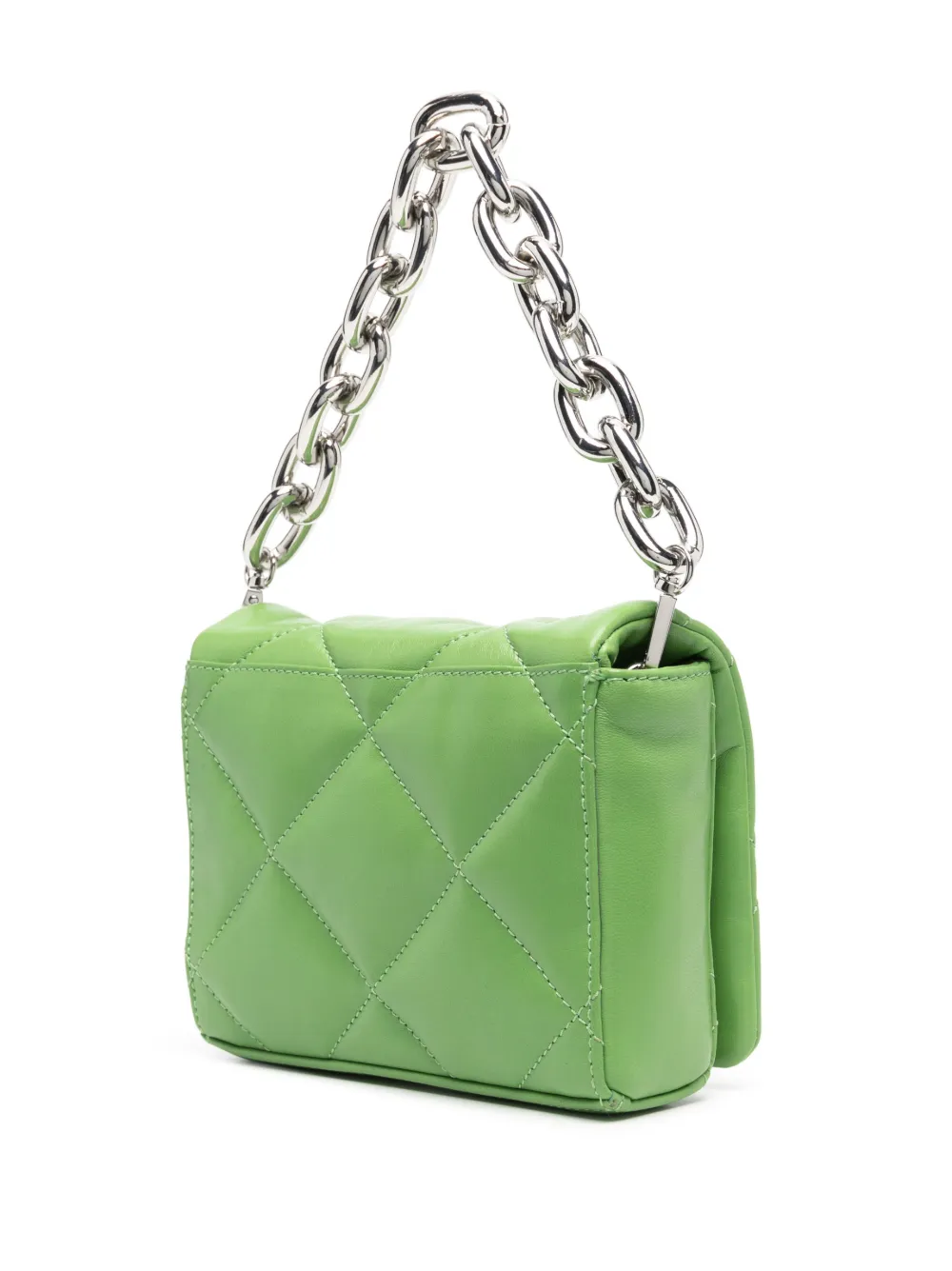 STAND STUDIO Hestia schoudertas met kettingdetail Groen