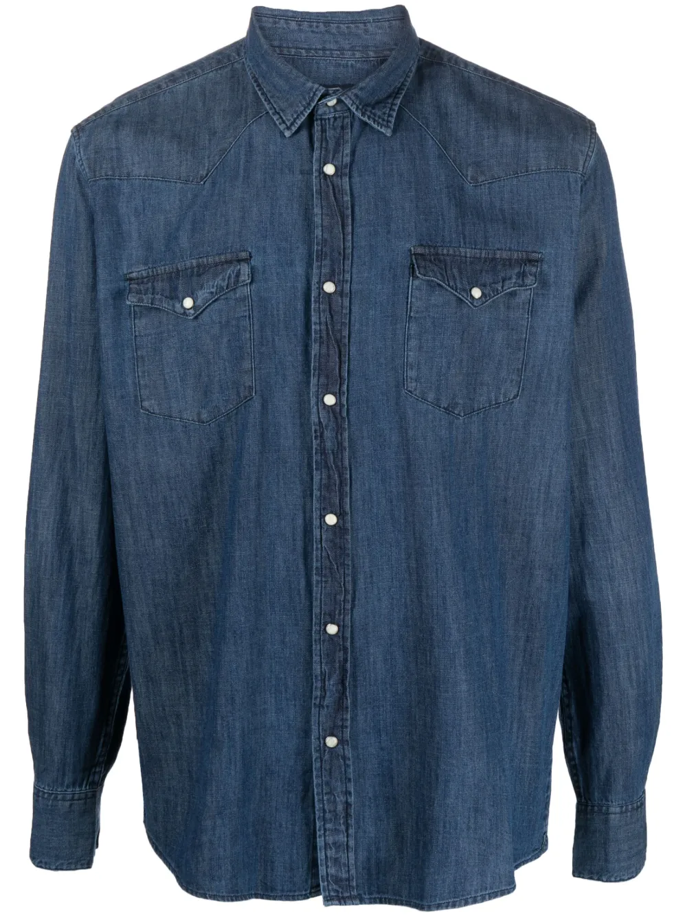 Deperlu Steve long-sleeve denim shirt