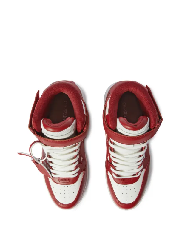 【送料&関税込】Off-White Out Of Office Mid Top Sneakers Off-White Out Of Office mid-top Sneakers | White | FARFETCH BH