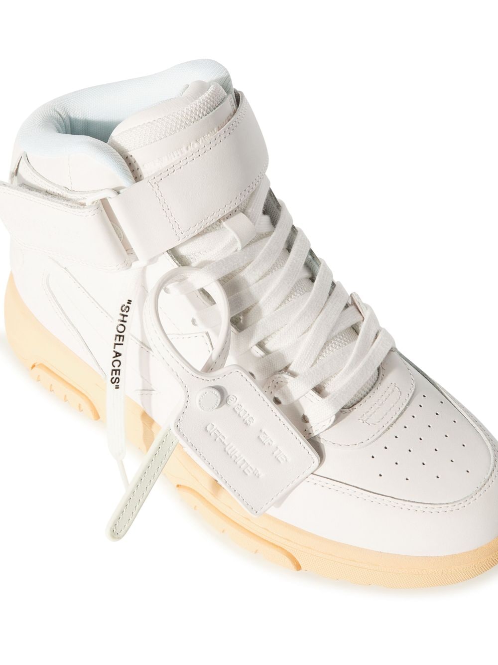 Shop Off-white Out Of Office Mid-top Sneakers In White