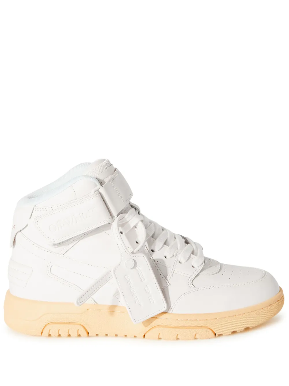 Shop Off-white Out Of Office Mid-top Sneakers In White