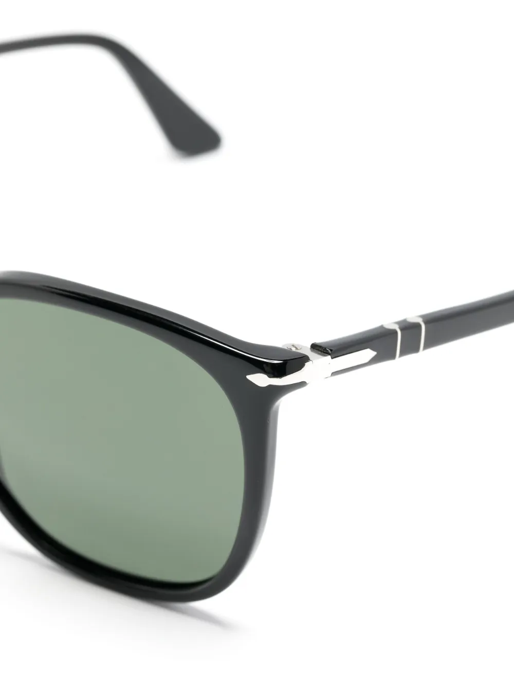  Persol Round-frame Sunglasses - Black 
