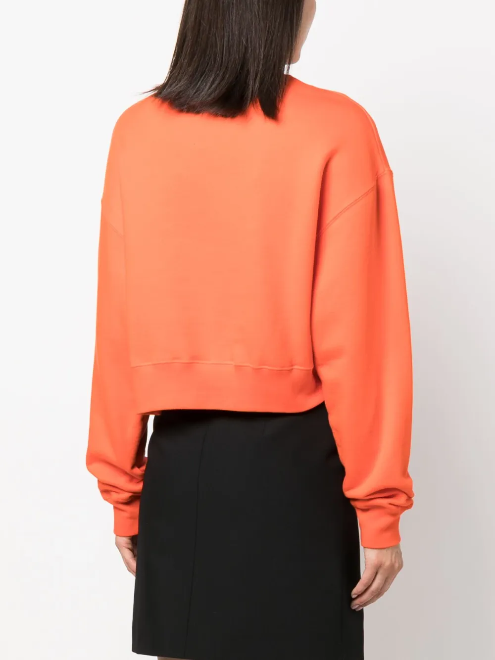 Topshop orange sweatshirt hot sale