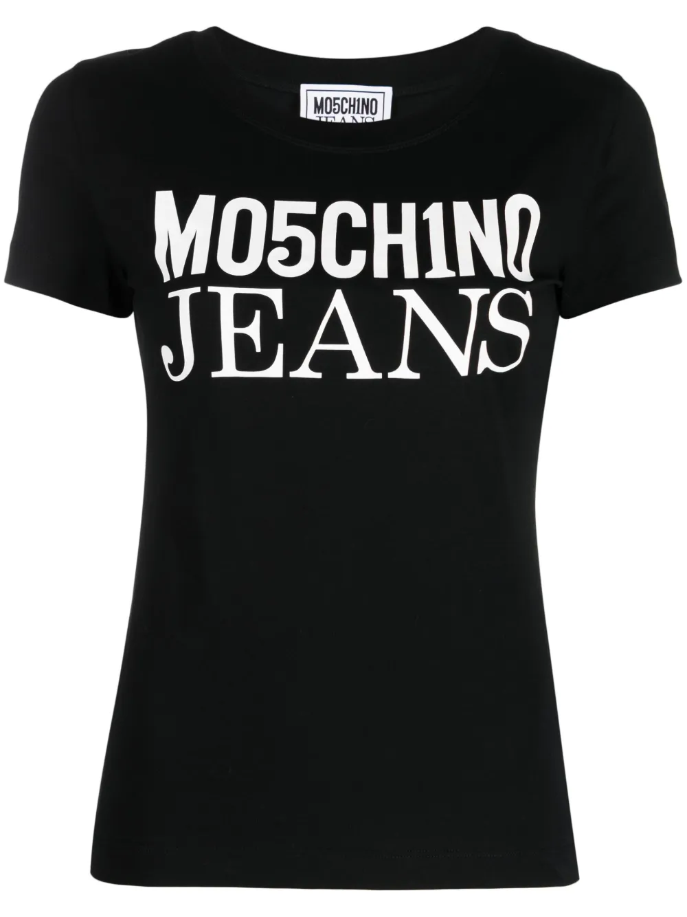 MOSCHINO JEANS logo-print cotton T-shirt