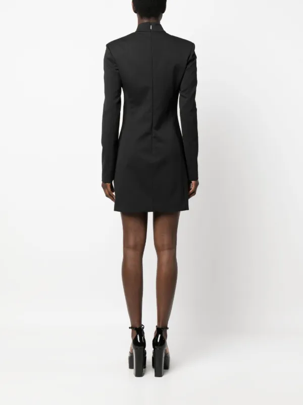 moschino long sleeve dress Moschino Cut-out Detail Long-sleeve Dress