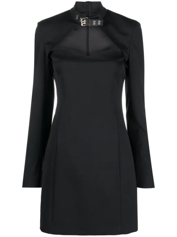long-sleeve backless maxi sweater dress Backless Maxi Knit Dress – SNIDEL