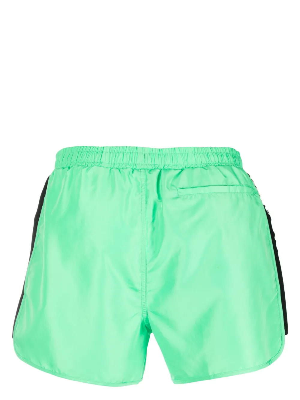 Karl Lagerfeld logo-tape swim shorts - Groen