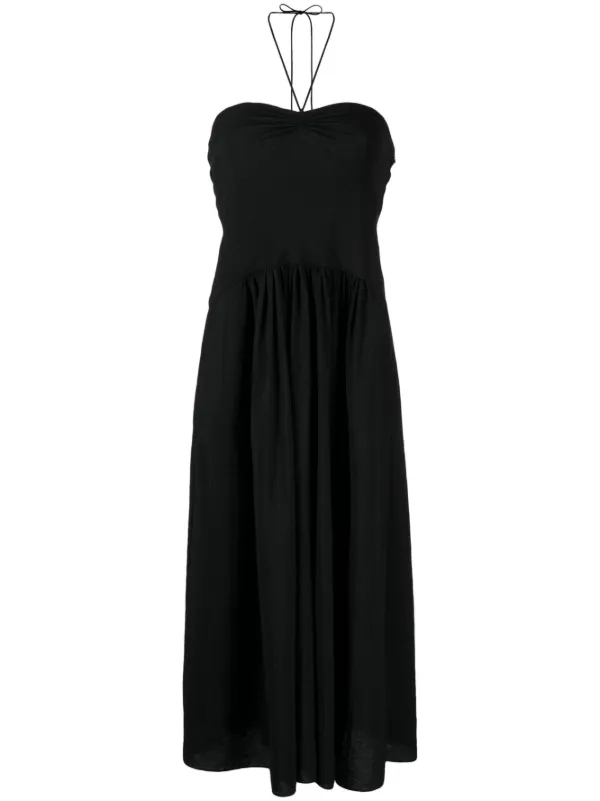 Vince black pleated dress store