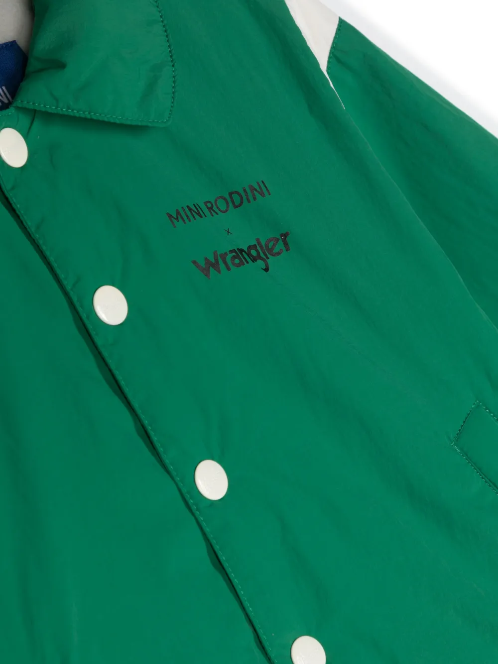 Mini Rodini Bomberjack met print Groen