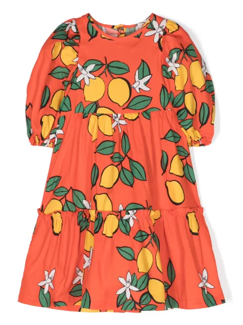 Mini Rodini lemon-print cotton dress
