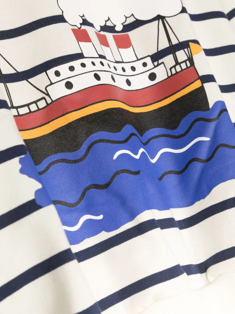Mini Rodini Gestreepte sweater - Wit